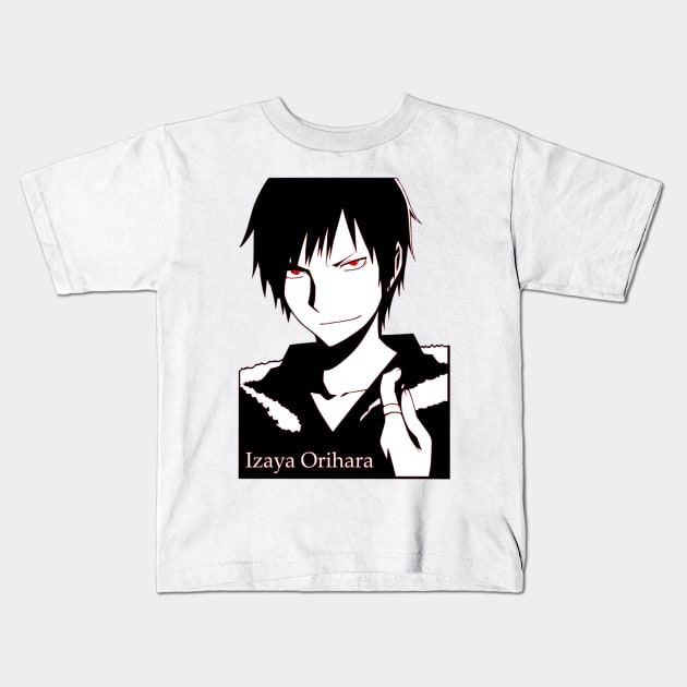 Izaya Orihara Durarara Kids T-Shirt by OtakuPapercraft